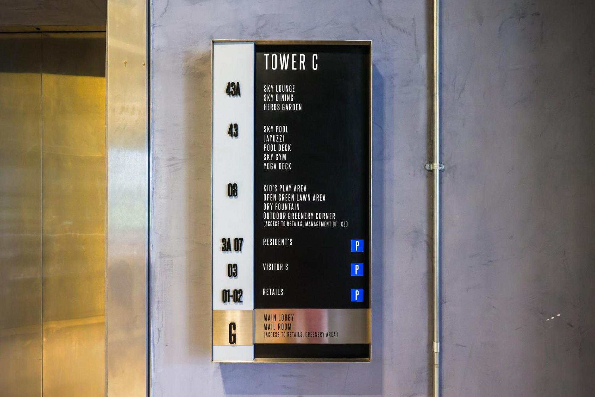Apartament Millerz Square By Mykey Kuala Lumpur Zewnętrze zdjęcie Elevator directory