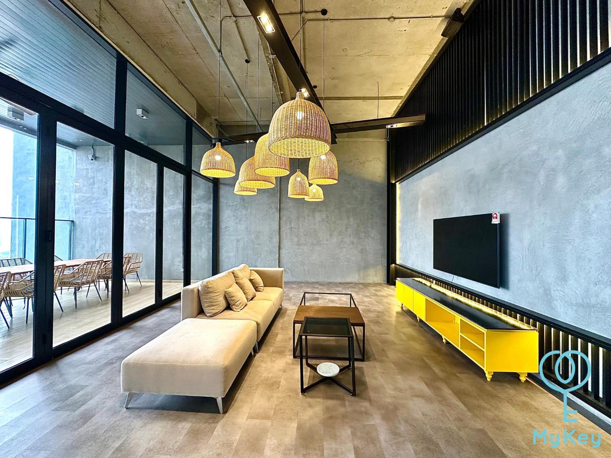 Apartament Millerz Square By Mykey Kuala Lumpur Zewnętrze zdjęcie The common room at the 10th floor